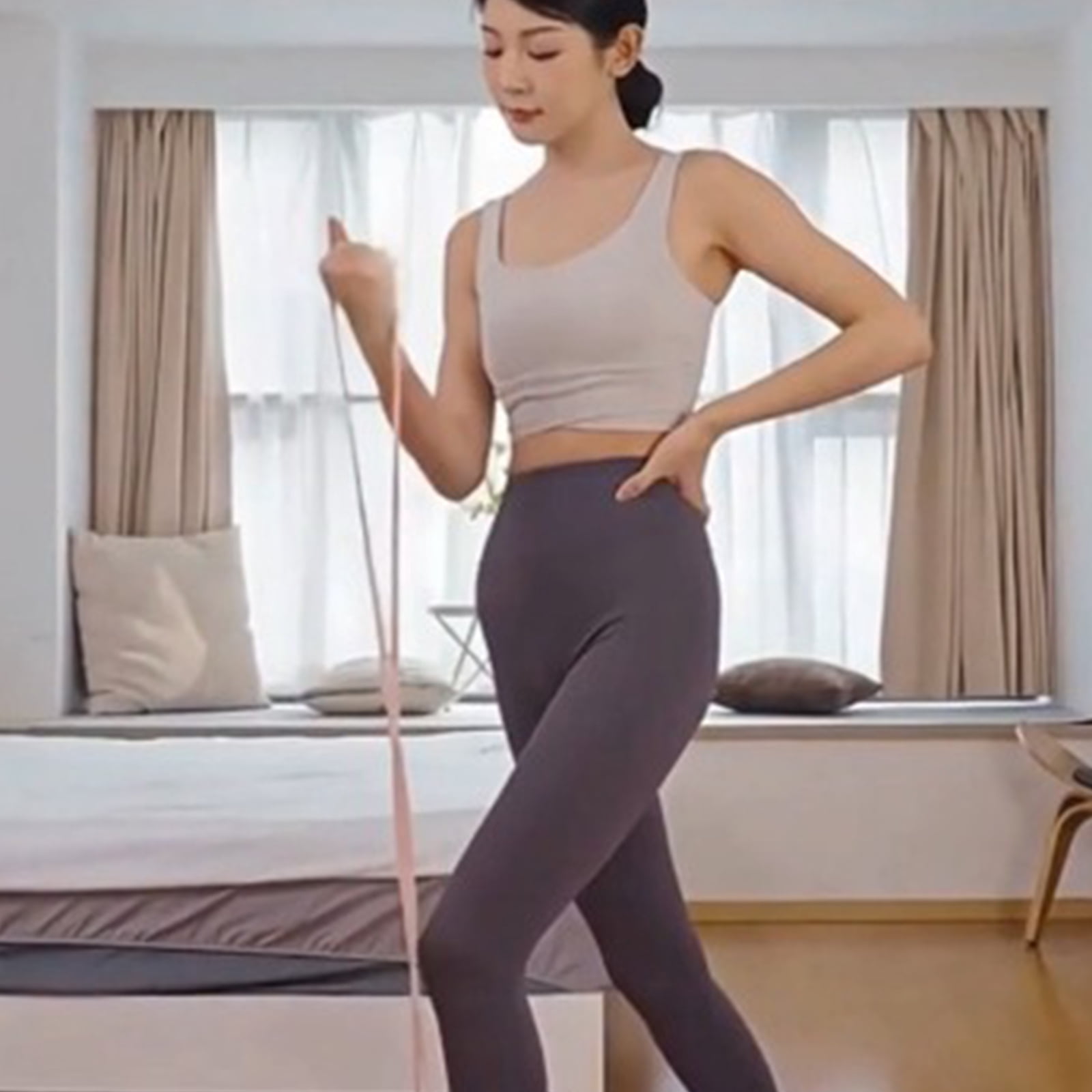 Figure 8 Resistance Band with Handles, 2026 New Resistance Band with Handles for Exercise, Flex Sculpt Band for Women Arms Shoulder Back Legs Stretching Pilates Yoga
