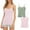 New1/Pink, variant on Otvok 2025 Womens Tank Top with Chest Pad Inner Outer Wear Bottom Everyday Camisole 2Pcs