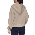 thumbnail image 4 of Quarter Zip Hoodies for Women, Travel Hoodie, Y2k Casual, Workout Jackets, Camping Outfits, Oversized Hoodie, Soft Hoodie, Lightweight Hoodie, 3/4 Zip Hoodie, 4 of 4