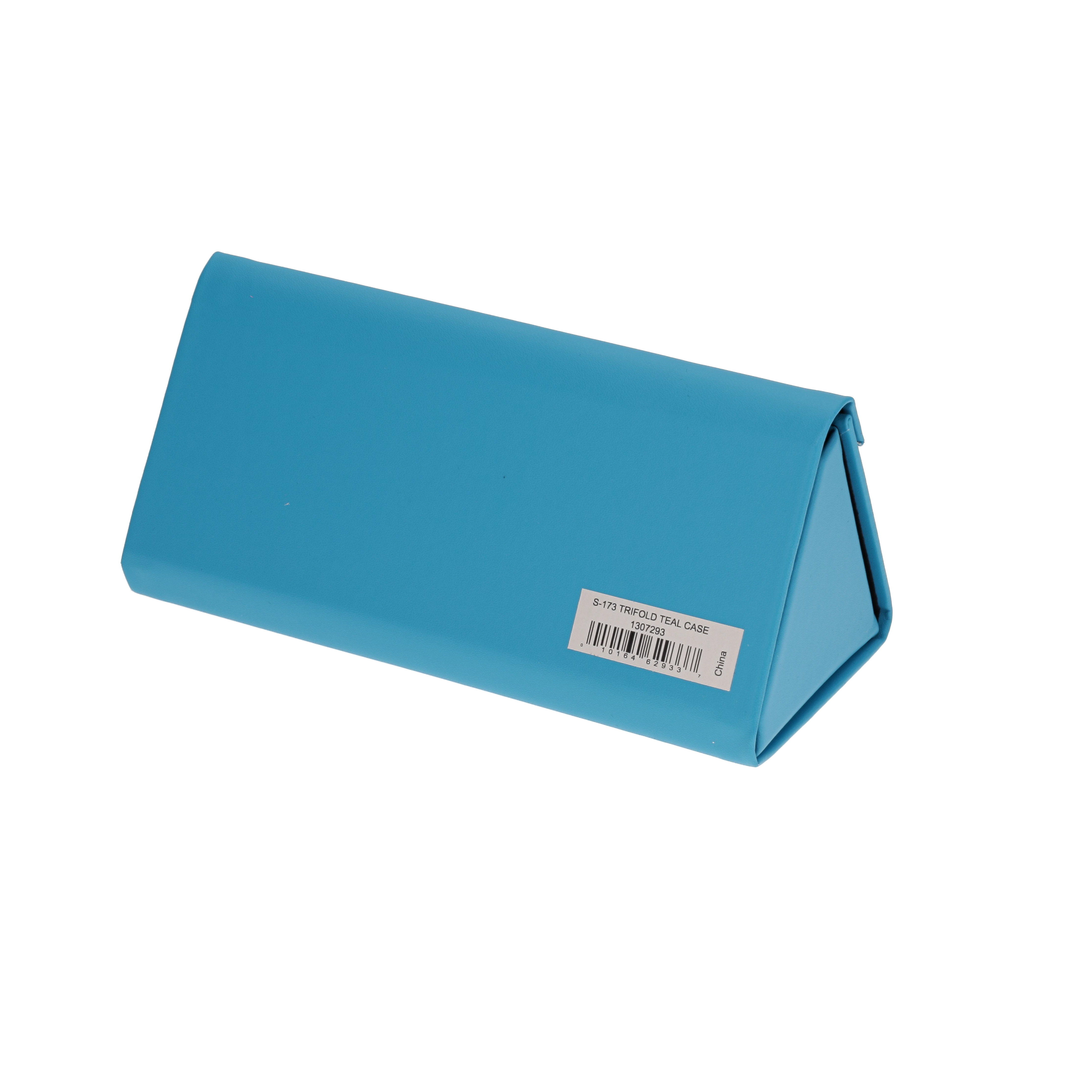 Eyecessories Trifold Medium Teal Eyeglass Case, Unisex, 1 Count