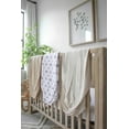 thumbnail image 2 of NODNAL CO. 3 Rainbow & Solid Cotton Crib Fitted Sheet Set, 3 Pieces, for Baby Girl or Boy Infant/Toddler Nursery Bedding, Boho Gender Neutral Watercolor Beige/Tan Toddler Mattress 28”x52”x9” Sheet, 2 of 11
