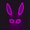 thumbnail image 4 of Máscara de Orejas de conejo LED Sexy, máscaras de conejo luminiscentes, suministros eróticos de Cosplay, fiesta de vacaciones, clubes nocturnos, Año Nuevo, 4 of 5
