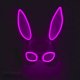 thumbnail image 4 of Máscara de Orejas de conejo LED Sexy, máscaras de conejo luminiscentes, suministros eróticos de Cosplay, fiesta de vacaciones, clubes nocturnos, Año Nuevo, 4 of 5