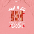 thumbnail image 4 of Inktastic Just a Kid Who Loves Bacon Boys or Girls Baby Bodysuit, 4 of 5