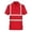 D170/Red, variant on Afdoent Mens Polo Shirts High Visibility Short Sleeve Shirt For Men Pullover Reflective Tops Fashion Mens Shirts