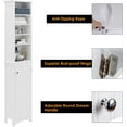 Soges 65 inch Tall Bathroom Storage Free Standing Bathroom
