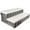 Grey, variant on XtremepowerUS Hot Tub Steps With Storage, Spa Step, 36" Length, Camper/Deck Steps, Anti-Slip Brown