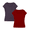 style 1, variant on 3 Pack Women T-Shirt Short Sleeve Basic Tees Soft Stretch Cotton Tee Slim Casual Undershirt Tops