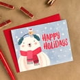 thumbnail image 2 of Woodland Bear Holiday Card, 2 of 2