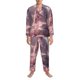 thumbnail image 3 of Fotbe Pink Lotus Buddha Pijama de Hombre con Estampado de Manga Larga, Conjunto de 2 Piezas, Ropa de Dormir Suave y Cómoda con Bolsillos-Medium, 3 of 7