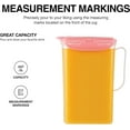 thumbnail image 4 of AllWays Plaza Aqua Fridge Door Water Jug with Handle BPA Free Plastic Pitcher with Flip Top Lid Perfect for Making Teas and Juices, 2 Quarts, Pink, 4 of 13