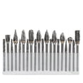 thumbnail image 1 of 20pcs Tungsten Steel Grinding Head Deburring Woodworking Milling Cutter, 1 of 4