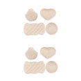 thumbnail image 2 of Vogacara 1 juego de herramientas de limpieza Esponjas de limpieza convenientes Fácil de usar Esponja de belleza útil para el desmaquillador de Blanco 2piezas, 2 of 6