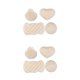 thumbnail image 2 of Vogacara 1 juego de herramientas de limpieza Esponjas de limpieza convenientes Fácil de usar Esponja de belleza útil para el desmaquillador de Blanco 2piezas, 2 of 6