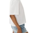 thumbnail image 4 of Women's Gameday Couture White Memphis Tigers Claim To Fame Boxy Cropped T-Shirt, 4 of 5