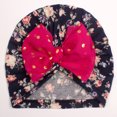 thumbnail image 2 of Otqutp Children Turbans Baby Boys Girls Floral Bow Hat Headwear Cap Accessories for 2 to 6 Years Cute Toddler Cap, 2 of 3