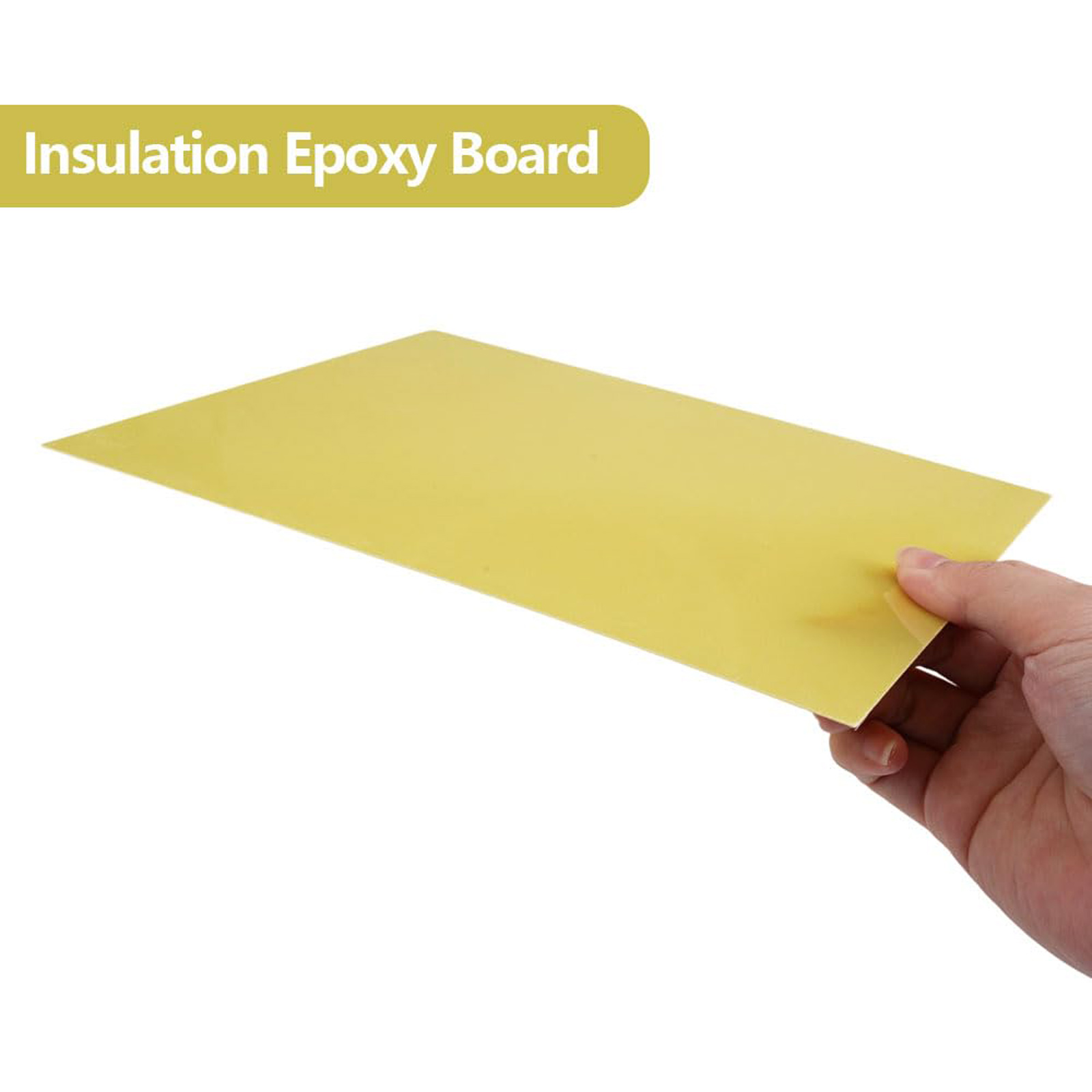 Industrial Epoxy Resin Fiberglass Sheets, Pack of 12pcs Electrical Insulation Epoxy Board for Packs