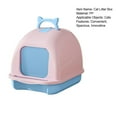 thumbnail image 6 of Zxareky Cat Litter Box with Lid Closed Kitten Litter Pan with Litter Scoop ,Cat Enclosed Toilet, 6 of 7