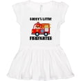 thumbnail image 3 of Inktastic Daddys Little Firefighter Girls Toddler Dress, 3 of 5