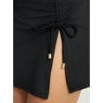 thumbnail image 4 of Time and Tru Women’s and Women’s Plus Tunnel Front Swim Skirt, Sizes XS-2X, 4 of 5