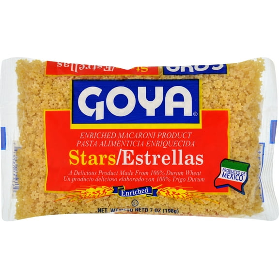 Goya Enriched Macaroni Stars, 7 Oz