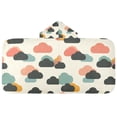 thumbnail image 5 of Yayeee Kids Hooded Towel with Hand Pockets Beach Soft Absorbent Bath Wrap 50 x 23.5 inch, Simple Clouds, 5 of 5