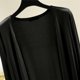thumbnail image 3 of Cárdigan de mujer Wraps, chal fino de manga larga para mujer, protección solar, blusa de poliéster para mujer, 3 of 8