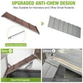 thumbnail image 2 of MEDEHOO 2-Story Rabbit Hutch with Chew-Proof Ramp & Pull-Out Trays - Indoor/Outdoor 39.3" Wooden Rabbit Cage on Wheels for Rabbits, Guinea Pigs, 2 of 7