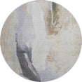 thumbnail image 2 of Addison Rugs Mayfield Premium Machine Washable Transitional Abstract Ivory Round Rug, 8' x 8', 2 of 6