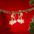 thumbnail image 2 of Yoyauz Christmas Earrings For Ladies Christmas Snowflakes Lightweight Earrings Cute Christmas Parties Jewelry Gifts, 2 of 6