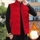 thumbnail image 4 of Chaleco de chaqueta acolchado de algodón para hombre, chaleco grueso de gran tamaño para otoño e invierno, chaleco de chaqueta de pareja de gran tamaño cálido para uso exterior, 4 of 6