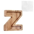 thumbnail image 2 of Leodye 1PCS Personalized Wooden Name Money Box - 26 English Letters Customizable, Deposit Storage Box -7.1*3IN, 2 of 6