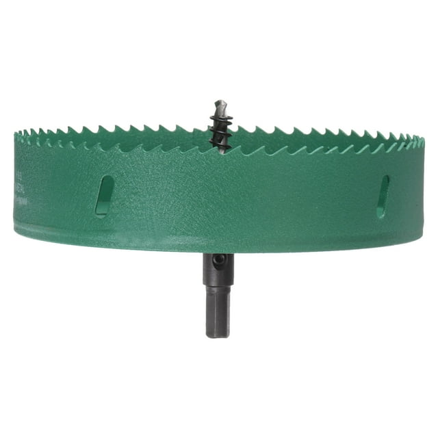 Broca de Sierra de Corona Bi-Metal de Acero de Alta Velocidad para Madera y Plástico, 6-5/16"