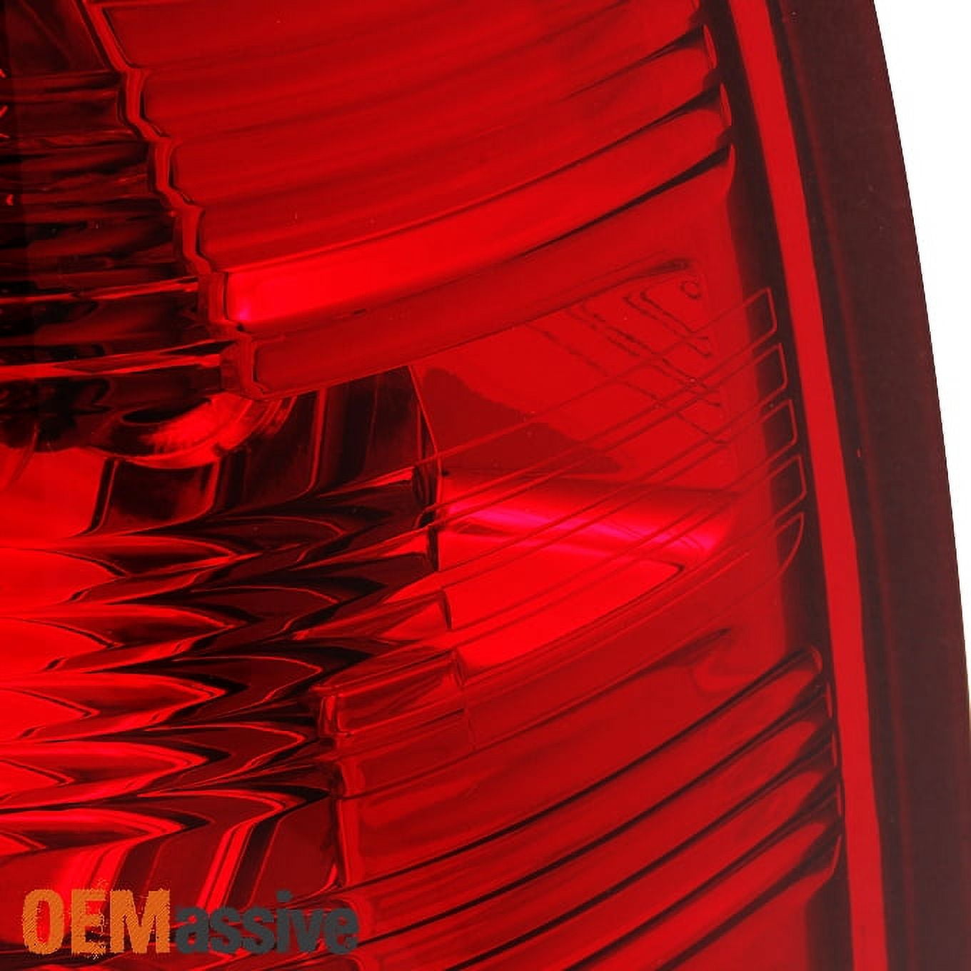 AKKON - For 2009-2018 Ram 1500/2500/3500 DS DJ D2 Red Clear Tail Lights Brake Lamps Driver Left + Passenger Right Side Pair