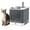 White, variant on LCZLBRRD Foldable Cat Litter Box for Kitten to Adult Cat, Fully Enclosed with Scoop, Odor Control, Yellow & Grey