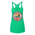 thumbnail image 2 of Wild Bobby Summer Paradise Let the Sea Set You Free Women Tri-Blend Racerback Tank Top, 2 of 6
