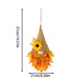 thumbnail image 2 of Couronne de Feuilles d'Érable d'Automne pour Décoration de Porte d'Entrée Intérieur et Extérieur, 2 of 5