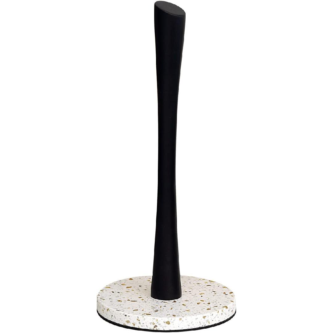 Paper Towel Holder Countertop ,Paper Towels Rolls Rack ,Black Paper