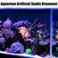 thumbnail image 5 of Aquarium Artificial Snails Ornament Glowing Simulation Animal Decoration with Suction Cup Pink, 5 of 8