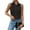 Black, variant on Zaegoo Button Down Shirt Button Up Tops for Summer Womens Sleeveless Tops Lightweight Casual Slimming Tops