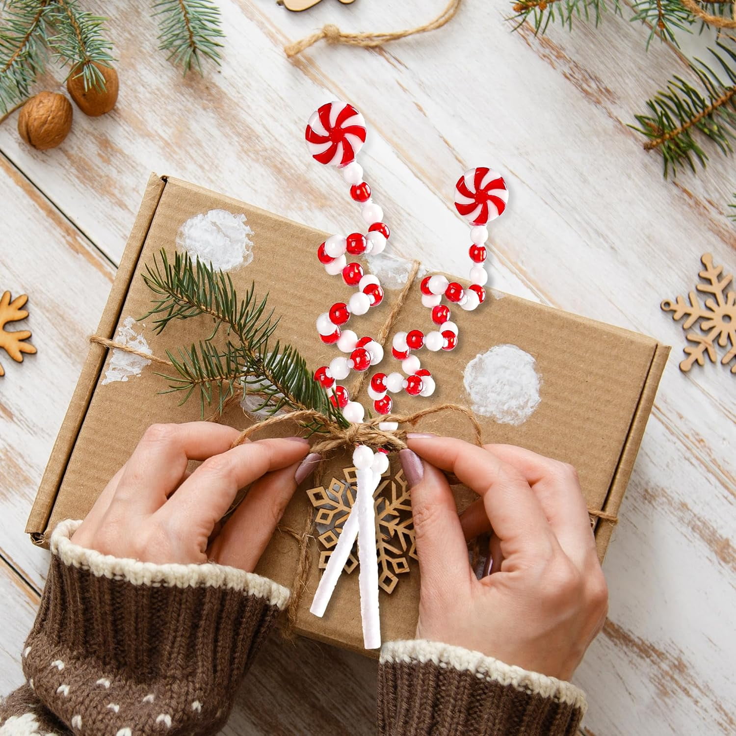 Hobby Lobby Christmas Ornament Sets Christmas Holiday Red White Candy Cane  Peppermint Tree Ornament Decor Wayfair Candy Cane Ornaments, image size:1500x1500