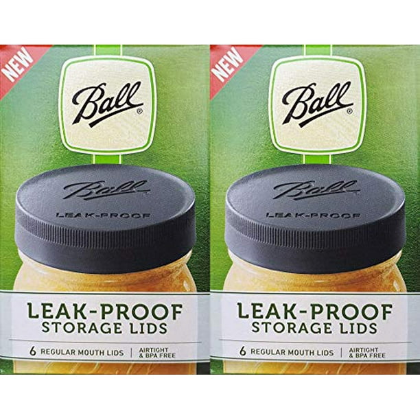 Ball Regular Mouth Black Plastic Leak Proof Lids for Canning Jars