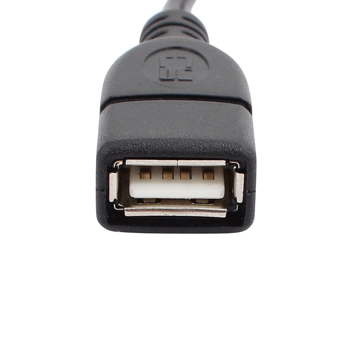 PAIR left right 90D Angled Micro USB B male to USB A female Host OTG adapters 