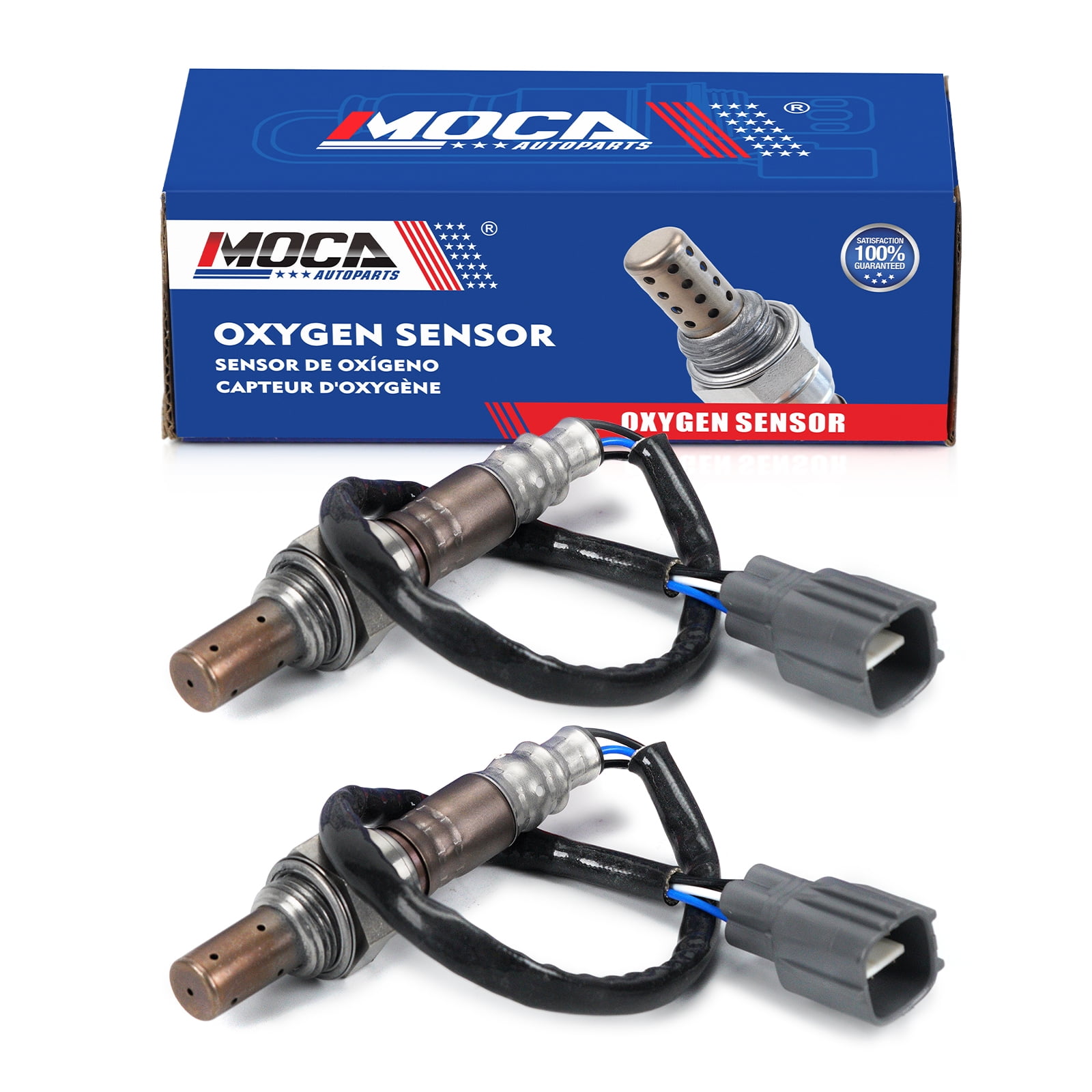 MOCA AUTOPARTS 3x Downstream & Upstream O2 Oxygen Sensor Fit for 1999-2003 Lexus RX300 3.0L & 2001-2003 Toyota Highlander 3.0L