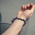 thumbnail image 4 of Pulsera de cruz con cuentas circulares hecha a mano para hombres y mujeres, joyería católica de moda para la fe y la oración, accesorio religioso, delicada pulsera de rosario, 4 of 7