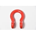 thumbnail image 1 of 5/8" Lift Tow Bow Shackle D-Ring w 3/4" Screw Pin WLL 7000 lbs 3.25T Multi-Color - SHACKLE: Red PIN: Galvanized - 4, 1 of 6