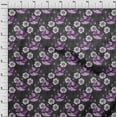 thumbnail image 4 of oneOone Cotton Cambric Purple Fabric Floral Retro Sewing Fabric By The Yard Printed Diy Clothing Sewing Supplies 42 Inch Wide, 4 of 5