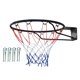 thumbnail image 4 of Portería de baloncesto de 45cm, marco de hierro colgante para aro de baloncesto, aro de baloncesto montado en la pared con red para patio de casa al Círculo hueco, 4 of 8