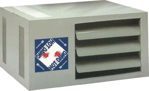 Modine HD45AS0111Natural Gas Hot Dawg Garage Heater 45000 BTU with 80-Percent Efficiency