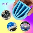 thumbnail image 2 of Muyoka Taza de distribución de silicona, taza tonificante antiadherente azul para manualidades de joyería, artes de resina, molde para hacer decoración del hogar Muyoka Hogar, 2 of 7